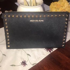 Black Michael Kors Clutch